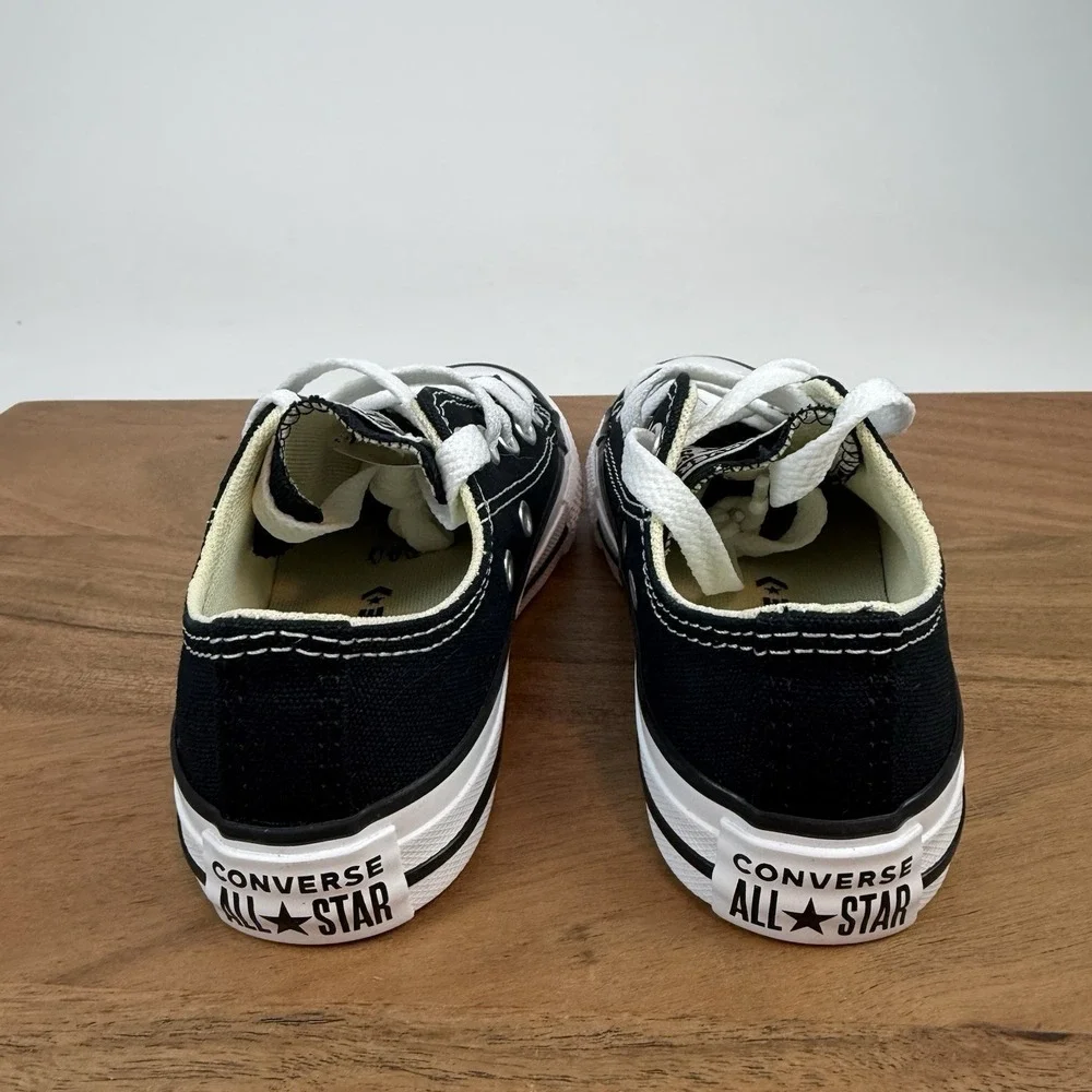 New NIB Little Kids Converse Chuck Taylor All‎ Star OX Black Sneaker 11 C